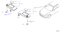 964094GA0A-HOLDER-SUNVISOR