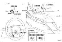 8463247010-Switch assy, cruise control main