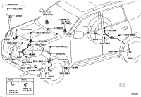 8951660290-WIRE, SKID CONTROL SENSOR