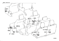 8492160160A5-KNOB, POWER SEAT SWITCH (FOR SLIDE & VERTICAL)