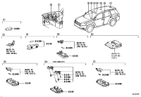 8126048290B0-LAMP ASSY, ROOM, NO.1