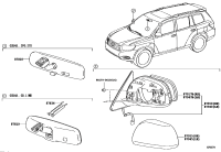 87810AC091-MIRROR ASSY, INNER REAR VIEW