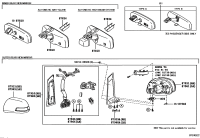 878100WC10-Mirror assy, inside