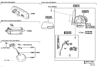 8791028A91-MIRROR ASSY, OUTER REAR VIEW, RH