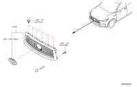 623105NN0A-GRILLE ASSY-FRONT