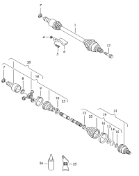 5GD498099C-JOINT KIT/DRIVE SHAFT-AUDI A3
