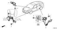33136TEXY01-Sensor assy., headlamp adj