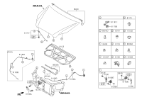 811812B000RU-HANDLE ASSY-HOOD LATCH RELEASE