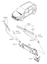 98110F8000-MOTOR ASY-WINDSHIEL*