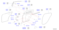 824015DA0A-HINGE ASSY-REAR DOOR,UPPER LH