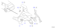 G76005DAMA-PILLAR ASSY-BACK,RH