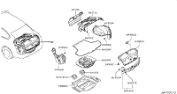 849104GM0A-Panel, luggage compartment trim, front
