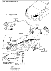 GV7D510K0D-UNIT(R),HEAD LAMP
