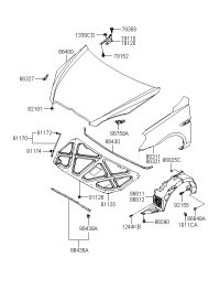 811250M000-PAD-HOOD INSULATING