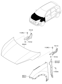 66311D8001-PANEL-FENDER LH