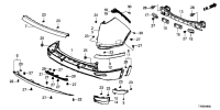 71566T70H00-Brkt-rr fog lamp lh