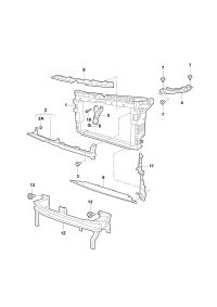 22D121284-PORSCHE CAYENNEAIR DUCT CENTRE
