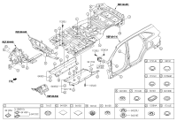84227C5500-UNDER COVER ASSY,RH