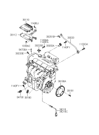 3925123521-BRACKET-KNOCK SENSOR