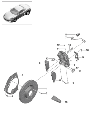 982698151B-BRAKE PAD FRT-GOLF VII