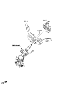 93490D3310-CONTACT ASSY-CLOCK SPRING