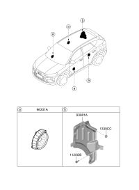 96330F8000-Speaker assy., door