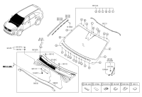 86111C5000-GLASS ASSY-WINDSHIELD