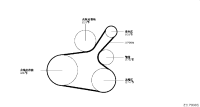 11720ED00C-BELT-FAN & ALTERNATOR