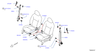 868425JG0A-BELT ASSY-BUCKLE,FRONT SEAT