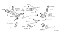 430183TS0A-Retainer assy-rear axle, rh