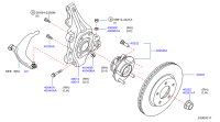 400146CT0A-KNUCKLE SPINDLE-RH