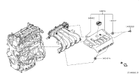 14041JE20A-ORNAMENT ASSY-ENGINE COVER
