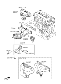 2851025570-MANIFOLD CATALYTIC ASSY-EXH