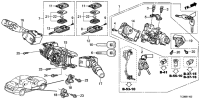 06350TA0H41-Cylinder set, key lock