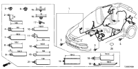 91545S2A003-CLIP BAND HARN (U