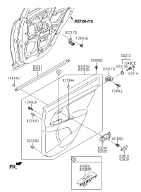 832313W000-W/STRIP-RR DR BELT I/S LH