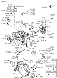 372902D010-BRACKET-ENGINE SUPP*