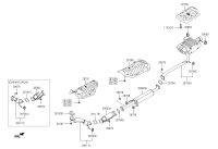 286101D200-MUFFLER ASSY-FRT