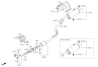 286104X000-MUFFLER ASSY-FRT