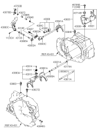 4392039231-BRACKET ASSY-RR BUMPER UPR LH