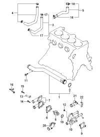 2550023001-Thermostat assy