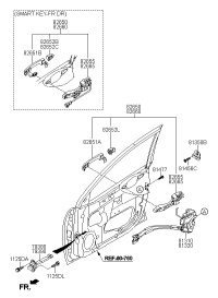 793801M000-CHECKER ASSY-FR DOOR