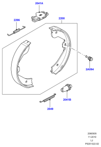 SXS000010-Brake adj kit
