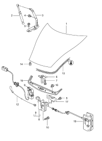 99651155101-GAS SPRING VW TIGUAN