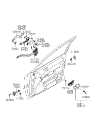826523K000-COVER-FR DR O/S HDL,DRIVER