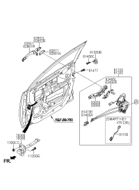 793803W000-CHECKER ASSY-FR DOOR