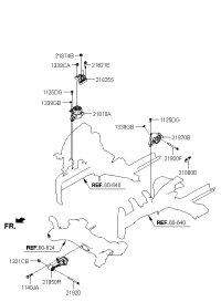 21825B3100-BRKT-ENGINE MTG