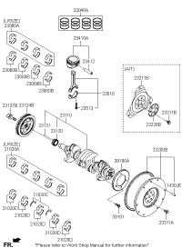 210202B101-BEARING PAIR SET-CRANKSHAFT