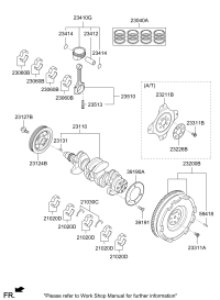 230602E100-BEARING PAIR SET-C/ROD
