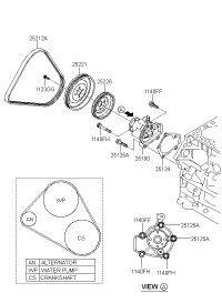 2521223721-V-RIBBED BELT